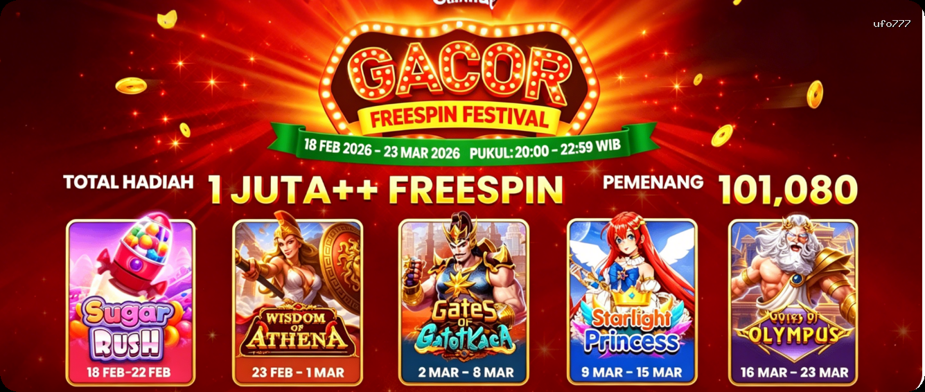 Login ufo777 Sekarang Bonus Melimpah
